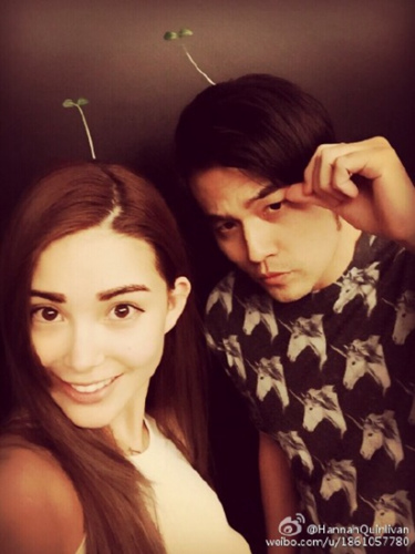 Screenshot of Hannah Quinlivan Weibo